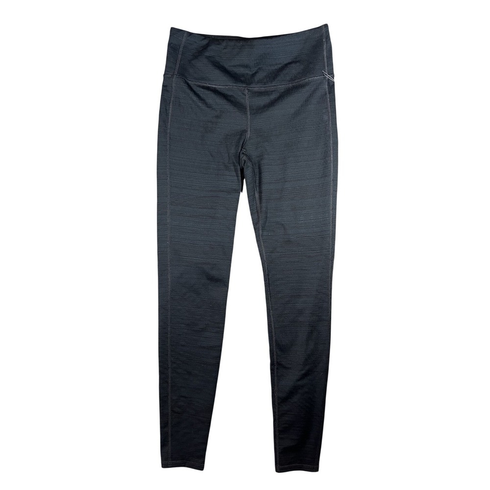 Athleta‎ Leggings Women's Size M Medium Black Gray Heathered Workout Yoga Pants